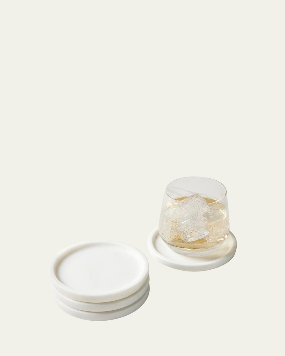 Calanna Boxed Marble Coasters, Set of 4